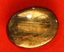 Gold Sheen Sapphire Collectors Piece 42.8 Carat Cabochon with Asterism