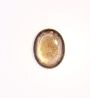 Gold Sheen Sapphire Collectors Piece 45.4 Carat Cabochon with Asterism