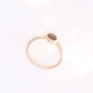 Designer Gold Sheen Sapphire Ring