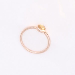 Designer Gold Sheen Sapphire Ring