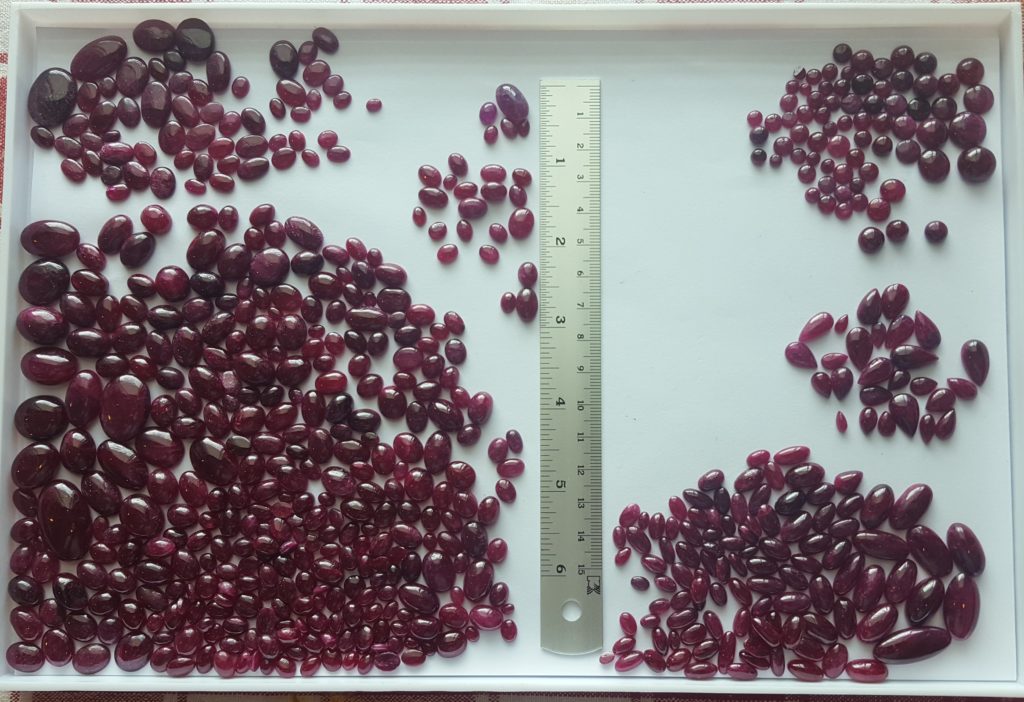 Ruby Cabochons Factory 2nds